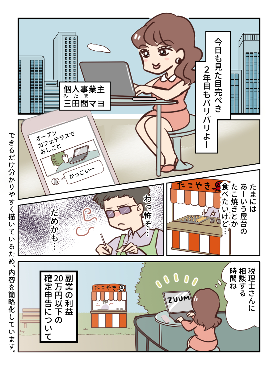 副業利益20万円以下の確定申告の要否について